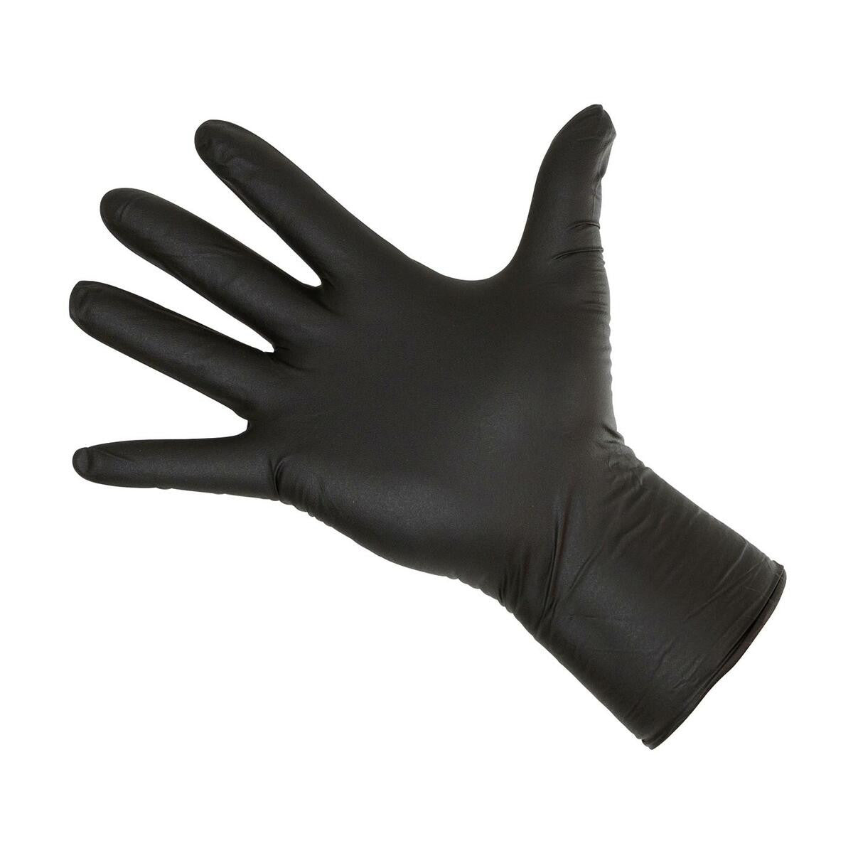 Guanti Monouso Nitrile Neri Senza Polvere - Ambidestri e Non Sterili - Ideali per Uso Medico e Manipolazione Alimenti - Taglia XL - Confezione da 100