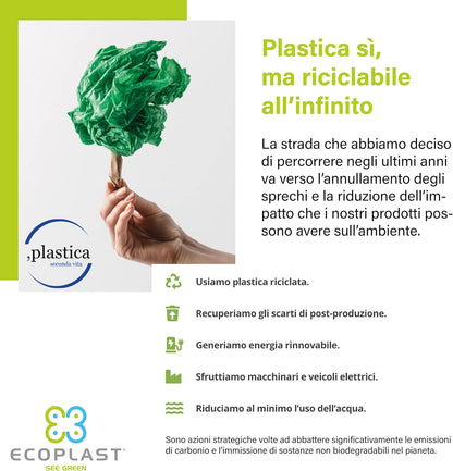 Tanica 30 Litri, Fusto in Plastica, Colore Neutro, Made in Italy