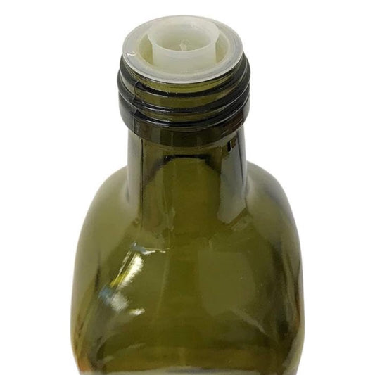 12 Bottiglie Per Olio E Liquore 750 ml In Vetro Scuro Uvag con Dosatore Olio Salvagoccia e Tappo Ermetico - Made In Italy