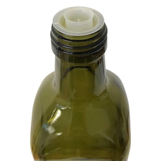 6 Bottiglie Per Olio E Liquore 1 L - Marasca Quadre Vuote In Vetro Scuro Uvag con Dosatore Olio Salvagoccia e Tappo Ermetico - Made In Italy - Uso professionale e domestico (copia)